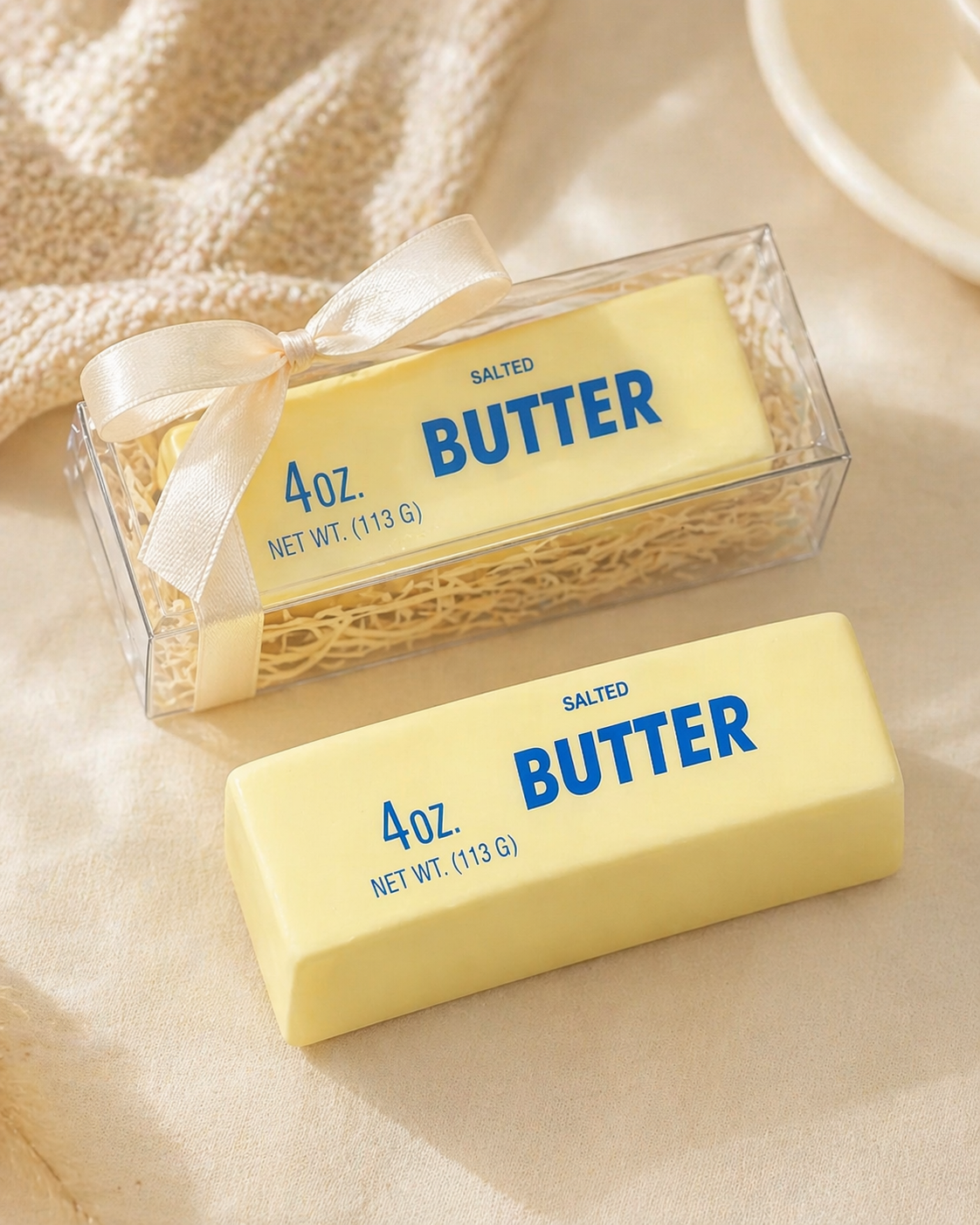 Salted Butter Soft-Touch Squishy Collectible