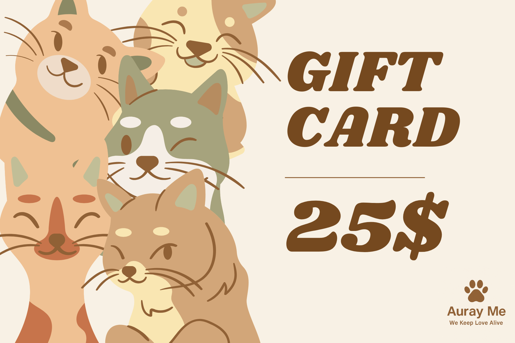 Auray Me Gift Card – Thoughtful & Flexible Gifting