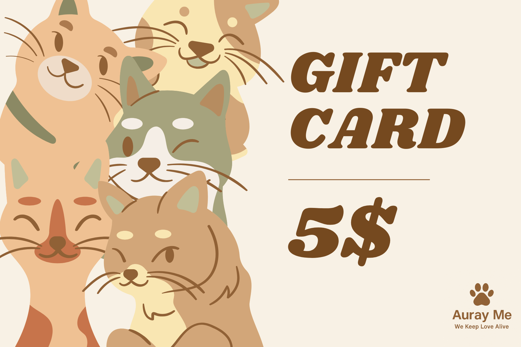 Auray Me Gift Card – Thoughtful & Flexible Gifting